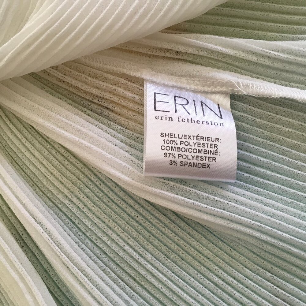 White Pleated Capelet by Erin Featherson NWT - Picture 9 of 10